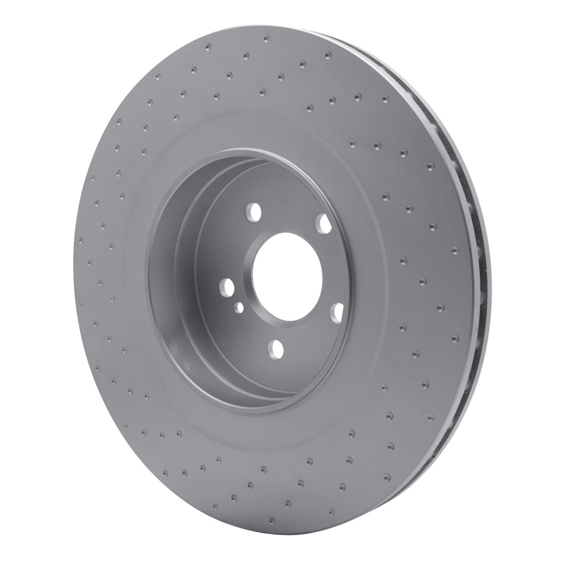 Mercedes-Benz CL65 AMG Brake Rotor (1) - Rear - R1 Concepts - Dimpled GeoSPEC Coated - `07-`14